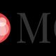 Logo con scritta "AD MODA" e una sfera rossa al centro su sfondo nero.
