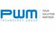 Logo von PWM Technology Group mit Slogan "Your Solution Partner".