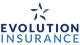 Logo of Evolution Insurance with a star design above the text.