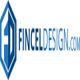 Logo of FincelDesign with a blue hexagon and stylized "FD" lettering.