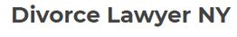 Text: "Divorce Lawyer NY" in black font on a white background.