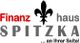 Logo mit Schriftzug: Finanzhaus SPITZKA, stilisierte Lilie, Slogan „...an Ihrer Seite!“.