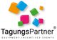 Logo von TagungsPartner mit bunten Quadraten und darunter "Equipment, Incentives, Events".