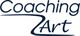 Schriftzug "Coaching Art" mit geschwungener Linie im Buchstaben-Zwischenraum.