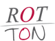 Schriftzug "ROT", darunter gespiegelt "TON", beide mit rotem "O".