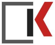 Logo: Graues Quadrat mit einem schwarzen und einem roten Balken.