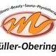 Logo von Müller-Oberinger mit Text: Wellness, Beauty, Sauna, Physiotherapie.