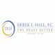 Logo of Derek L. Hall, P.C., Attorney at Law, with a stylized blue and yellow circle.