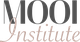 Logo met de tekst "MOOI Institute", elegante zwarte en bruine letters.