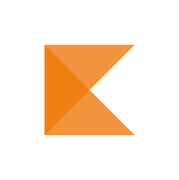 Abstraktes geometrisches Muster mit orangefarbenen Dreiecken auf weißem Hintergrund.