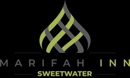 Marifah Inn Sweetwater logo with intertwined green and black ribbons on a black background.