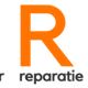 Logo met grote, oranje letters "CRC" en daaronder de tekst "computer reparatie center".