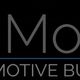 Logo met de tekst "AutoMotivate, Making Automotive Business Work" op zwarte achtergrond.