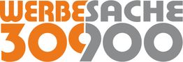 Der Text "WERBESACHE 30900" in orange und grauer Schrift auf weißem Hintergrund.