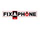 Logo reading "Fix A Phone" with a power button icon in place of the "O".