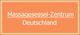 Oranges Banner mit weißem Text: "Massagesessel-Zentrum Deutschland".