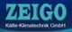 Logo von ZEIGO Kälte-Klimatechnik GmbH in blauen Farbtönen auf dunklem Hintergrund.