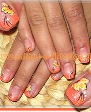 Farngelmodellage mit Pinselmalerei