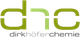 Grünes Logo mit den Buchstaben "dc", darunter Text "dirkhöferchemie" in kleiner Schrift.