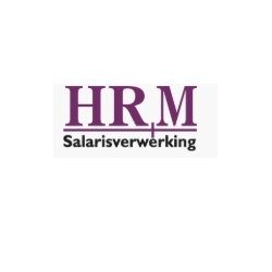 Logo met tekst "HRM Salarisverwerking" in paarse letters op witte achtergrond.