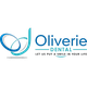 Logo with intertwined loops and text: "Oliverie Dental, Let Us Keep a Smile in Your Life."