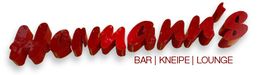 Roter Text "Hermann's" mit der Beschreibung "Bar | Kneipe | Lounge" darunter.
