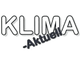 Text: "KLIMA Aktuell" in großen Buchstaben; "Aktuell" leicht schräg darunter platziert.