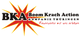 Logo mit roten und orangefarbenen Explosionen, Text: "BKA Boom Krach Action Kompanie Thüringen".