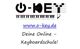 Logo der O-Key Online Keyboardschule mit Webseite und Notenmotiv auf weißem Hintergrund.