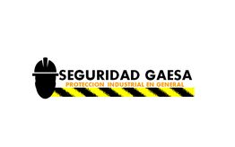 Logo de Seguridad Gaesa con casco, texto: "Protección industrial en general".