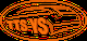 Ovales Logo mit Zug-Silhouette und orangen Buchstaben 'TTS-YS'.