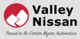 Valley Nissan logo with red and white emblem, text: "Proud to Be Carter Myers Automotive."