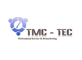 Logo von TMC - TEC mit Werkzeug-Symbol und Text „Professional Service & Remarketing“.