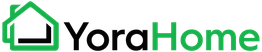 House symbol with "YoraHome" text; "Home" in green.