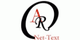 Logo mit stilisiertem Buchstaben "AR" in einem großen "O", darunter der Text "Net-Text".