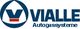 Logo von Vialle Autogassysteme mit stilisiertem blauen "V" in einem Kreis.