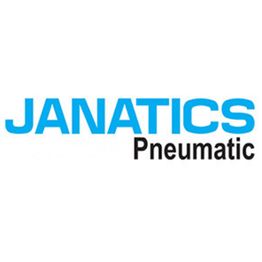 Blue and black "JANATICS Pneumatic" logo on a white background.