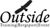 Logo mit dem Wort "Outside" und einem Schwert darüber; darunter kleinerer Text.