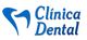 Logotipo azul de una clínica dental con la forma de un diente y el texto "Clínica Dental".