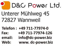 D&C Power Ltd. Firmenadresse und Kontaktdaten: Telefon, Fax, E-Mail, Website.