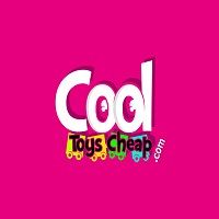 Bright pink "Cool Toys Cheap" logo with colorful toy cars.