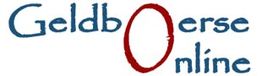 Textlogo: "Geldboerse Online", das "O" von "Online" ist rot und groß.