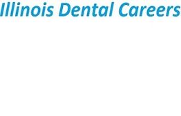 Text: "Illinois Dental Careers" in blue font on a white background.