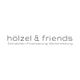 „hölzel & friends“-Logo: Immobilien, Finanzierung, Wertermittlung, weißer Hintergrund.