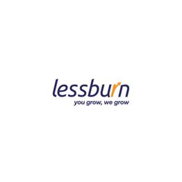 Lessburn logo with tagline: "you grow, we grow".