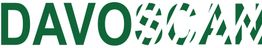 Grüner Schriftzug "DAVOSCAN" auf weißem Hintergrund; die Buchstaben "SCAN" geometrisch gestaltet.