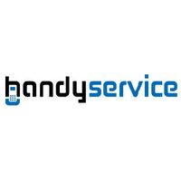 Logo mit dem Schriftzug "handyservice" und einem Handy-Symbol links vom Text.