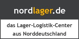 Logo von nordlager.de, ein Lager-Logistik-Center in Norddeutschland.