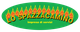 Logo "Lo Spazzacamino" verde con scritta dorata e fiamme rosse sopra, "Impresa di servizi" sotto.