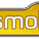 Gelbes Logo mit dem weißen Schriftzug "cosmolink" auf ovalem Hintergrund.